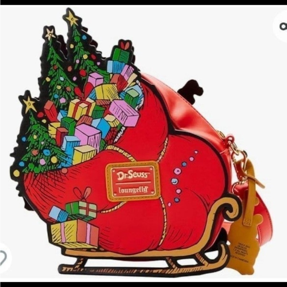 Grinch Loungefly crossbody purse